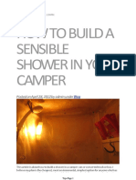 DIY Shower For Motorhome