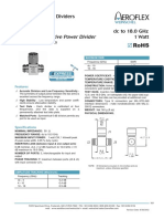 Power Splitters & Dividers: Precision N Connectors