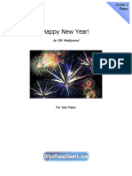 Happy New Year Piano Sheet Music