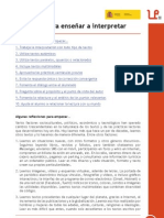 D. Cassany, 10 Claves para Enseñar A Interpretar