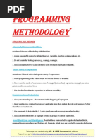 Programming Methodology