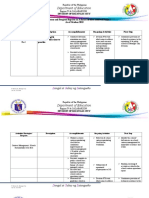 Mid Year Status and Progress Report On Schools Division Initiated Project - Canteen