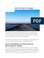 White Desert & Kalo Dungar: Entry Formalities at Check-Post at Bhirandiyara Village
