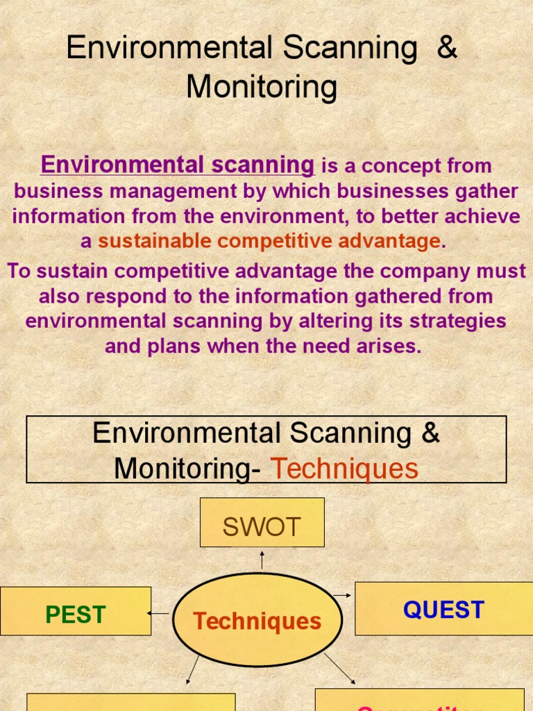 Environmental Scan SWOT Swot Analysis Strategic Planning