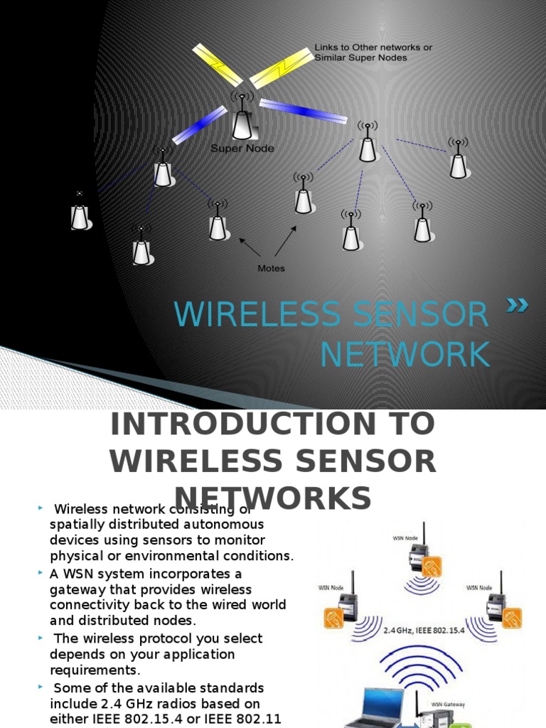 Wireless Sensor Networks PDF Wireless Sensor Network