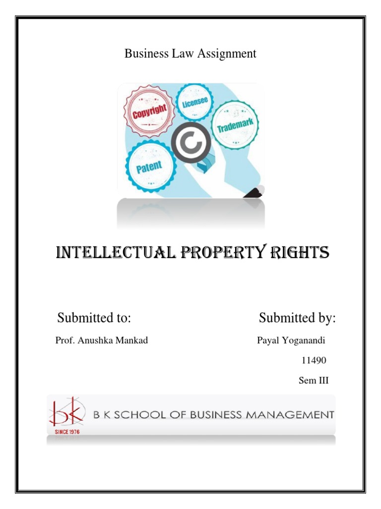 Intellectual property rights Patent Application Patent