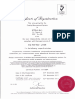 Iso 9001 Certificato Scadenza 2015