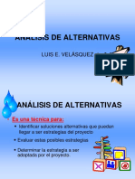 Analisis de Alternativas