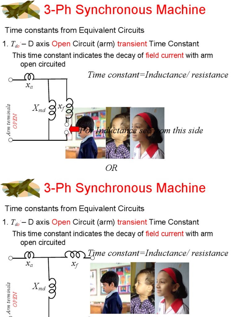 Time Constant Inductance/ Resistance X Time Constants From Equivalent Circuits PDF