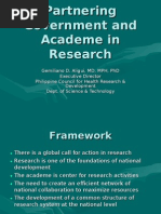 Partnering Government and Academe in Research