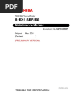 TOSHIBA B-EX4T2 Maintenance Manual