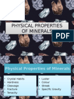 Physical Properties of Minerals Physical Properties of Minerals