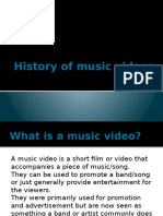 History of Music Videos