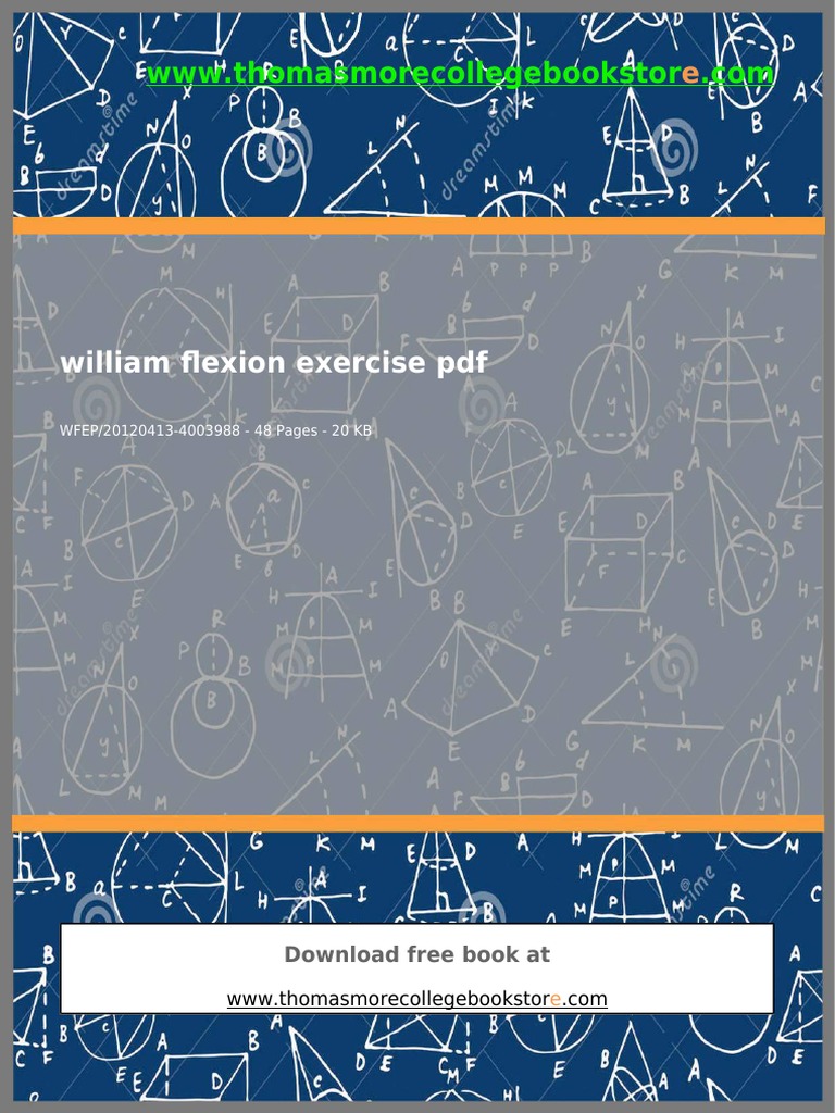 William Flexion Exercise PDF 1 | PDF | Portable Document Format ...