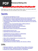 Download Romance Dating Info by anon-589335 SN297093 doc pdf
