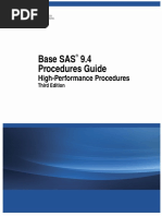 Base SAS 9.4 Procedures Guide= High-Performance Procedures, Third Edition