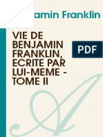 BENJAMIN FRANKLIN-Vie de Benjamin Franklin Ecrite Par Lui-Meme - Tome II