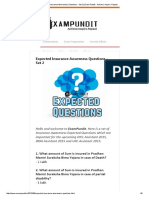 Expected Insurance Awareness Questions - Set 2 - Exam Pundit - Achieve. Inspire