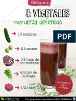 Jugo de Vegetales - Refuerza Defensas