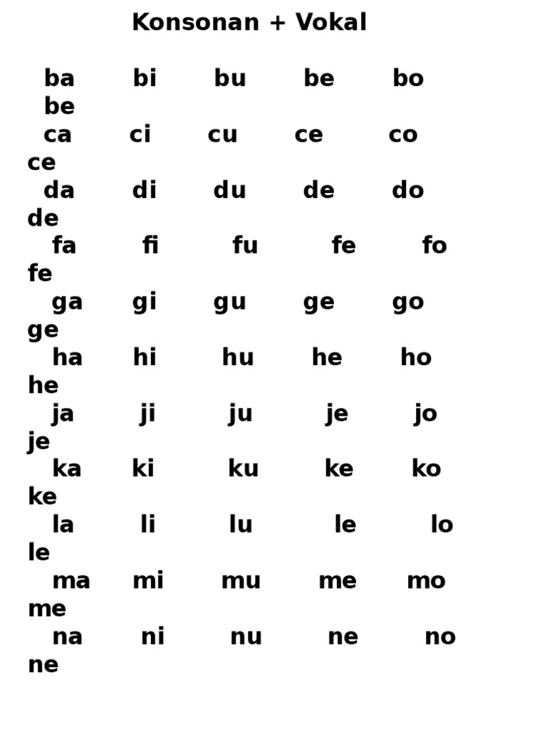 Kad Suku Kata | PDF