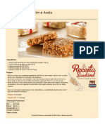 Receitas Saudaveis Biscoita Gergelim e Aveia