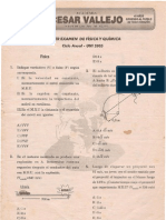PRIMER EXAMEN DE FÍSICA Y QUÍMICA - Ciclo Anual - UNI 2005 Lima, 8 de Abril de 2004