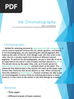 Ink Component Separation by Chromatography | PDF | Physical Sciences ...
