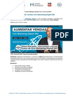 Press Release Curso Aumentar Vendas com Marketing Digital 360