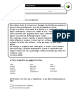 Evaluación Inicial Lengua 6º