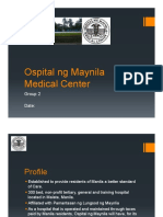 Ospital NG Maynila Medical Center Organizational Structure