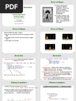 Recursion, Dynamic Programming, Divide & Conquer: Sequence Alignment, Quicksort