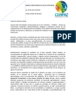 Carta Al Presidente Obama