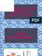 Presentación de Trabajos de Word y Excel