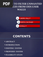 A System To Filter Unwanted Messages From Osn User Walls