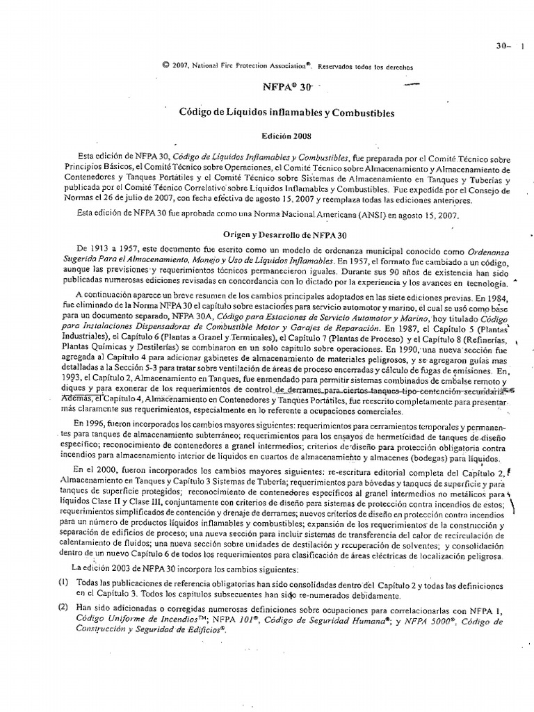 Nfpa 30 - 2008 | PDF