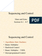 Sequencing and Control: Mano and Kime Sections 8-1 - 8-7