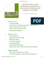 Entrevista Problemas Conducta