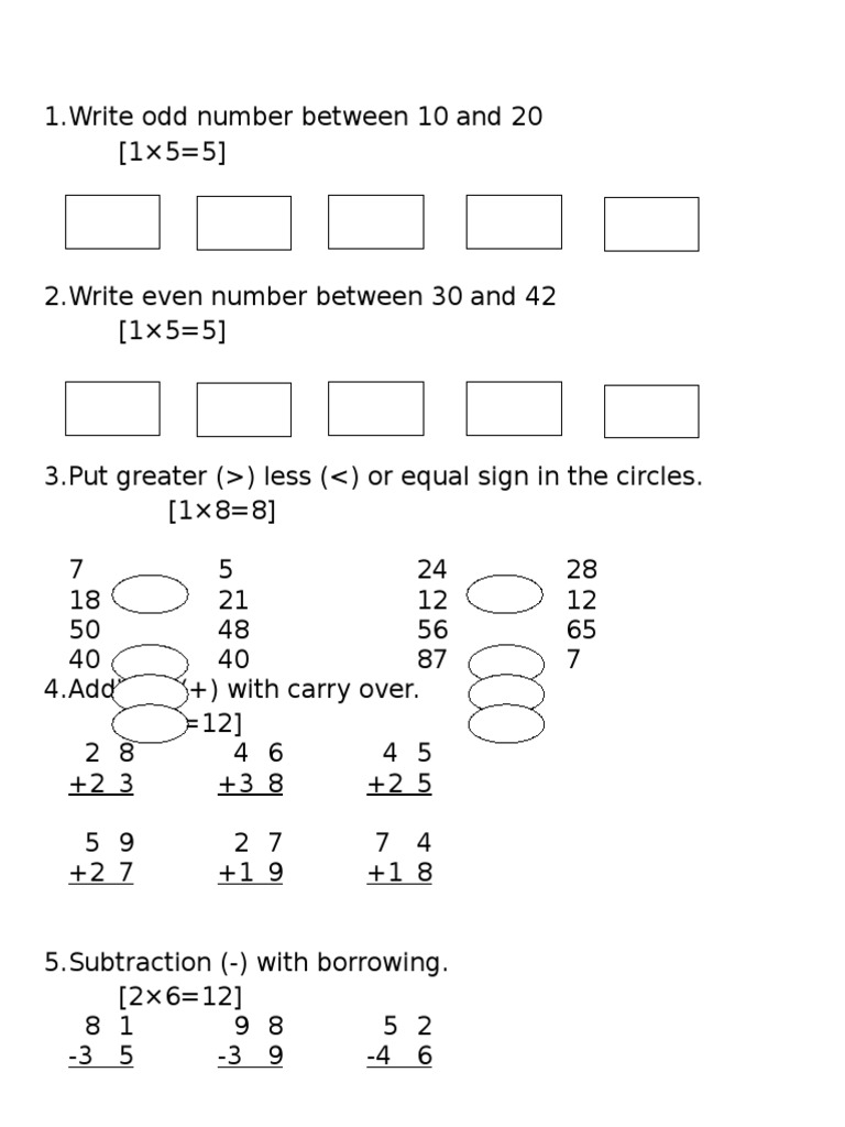 Write Odd Number Between 10 and 20 | Mathematics