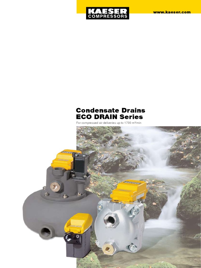 Condensate Drains Eco Drain Series For Compressed Air Deliveries Up To