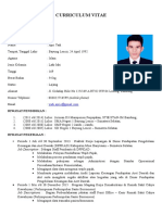 Contoh Curriculum Vitae 