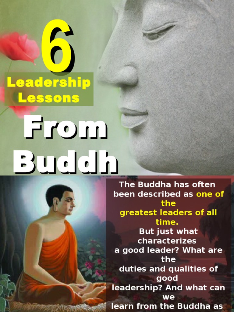Leadership Lessons from the Buddha | PDF | Gautama Buddha | Mediation