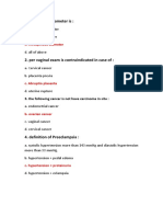 OB-GYN Board Exam Questions | PDF | Ovarian Cancer | Childbirth
