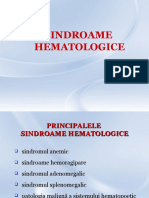 Sindroame Hematologice
