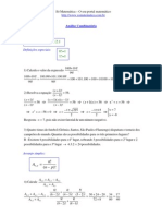 Matemática - Resumos Vestibular - SoMat - Análise Combinatória