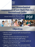 A Proposed Biomechanical Explanation of Low Back Pain PDF
