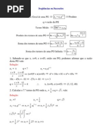 Matemática - Exercícios Resolvidos - Sequências PG
