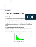 Apostila Matemática Cálculo CEFET Capítulo 08 Integrais Impróprias