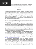 Download Penerapan CRM Dalam Meningkatkan Loyalitas Konsumen by Adhicipta R Wirawan SN29723535 doc pdf