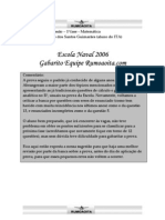 Matemática - Prova Resolvida - Rumo Ao ITA Resolve Matemática 2006