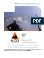 ANDES EXPEDICIONES - Ascenso Al Cerro Adolfo Calle 4200 MSNM - Mendoza